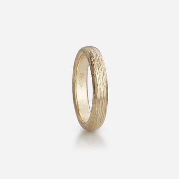 Fossefall ring in yellow gold , women`s
