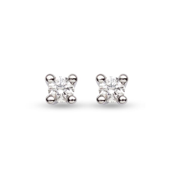 Karin earring in white gold with diamond