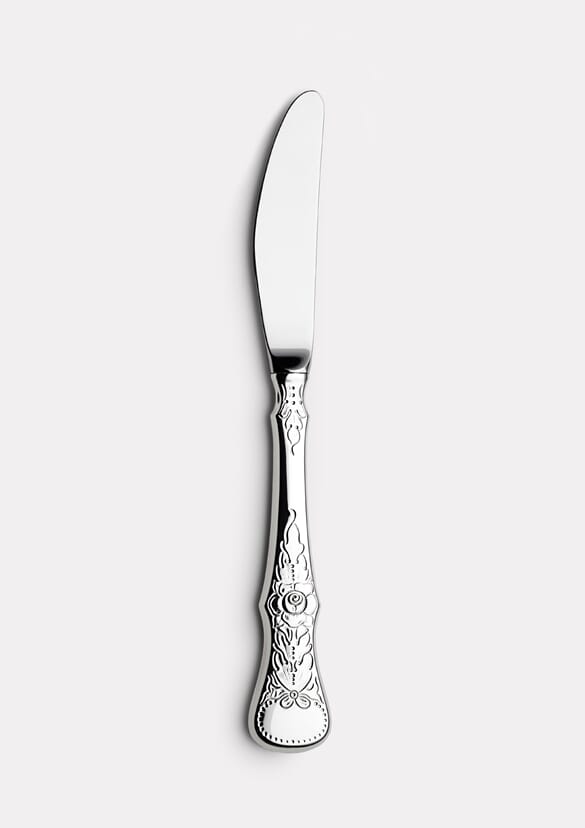 Rose small table knife with long shaft